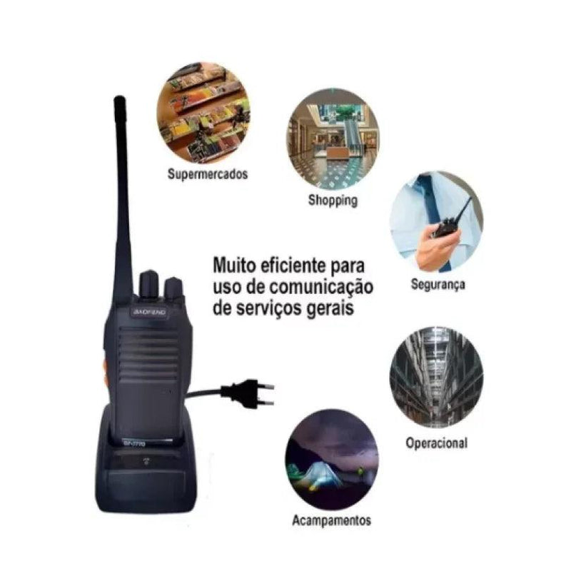 Kit 2 Radio Comunicador Walk Talk